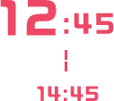 12:45〜14:45