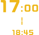17:00〜18:00